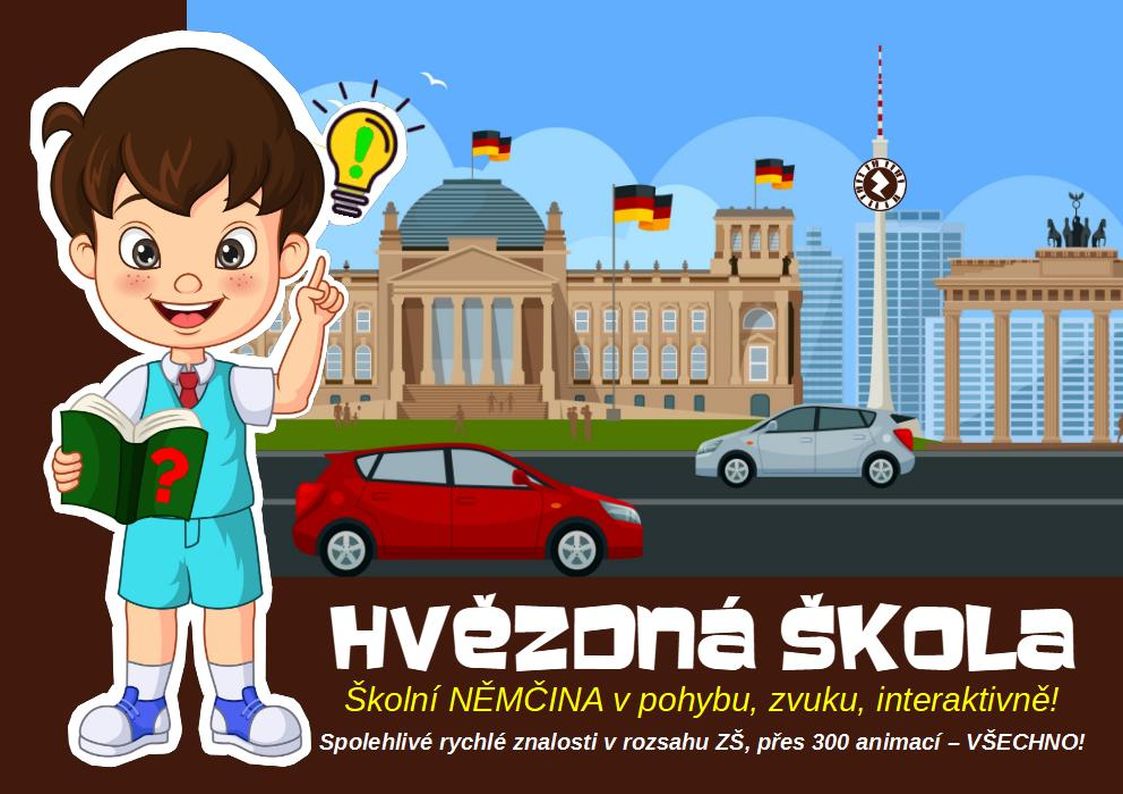 HVĚZDNÁ ŠKOLA ANIMOVANÁ NĚMČINA (CELÁ ZÁKLADNÍ ŠKOLA)
